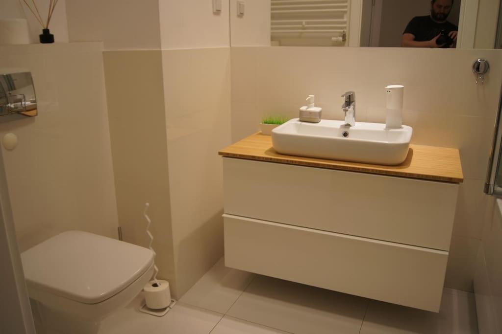 Appartement Cichy, Nowoczesny, Komfortowy Przy Galerii Mokotow à Varsovie Extérieur photo